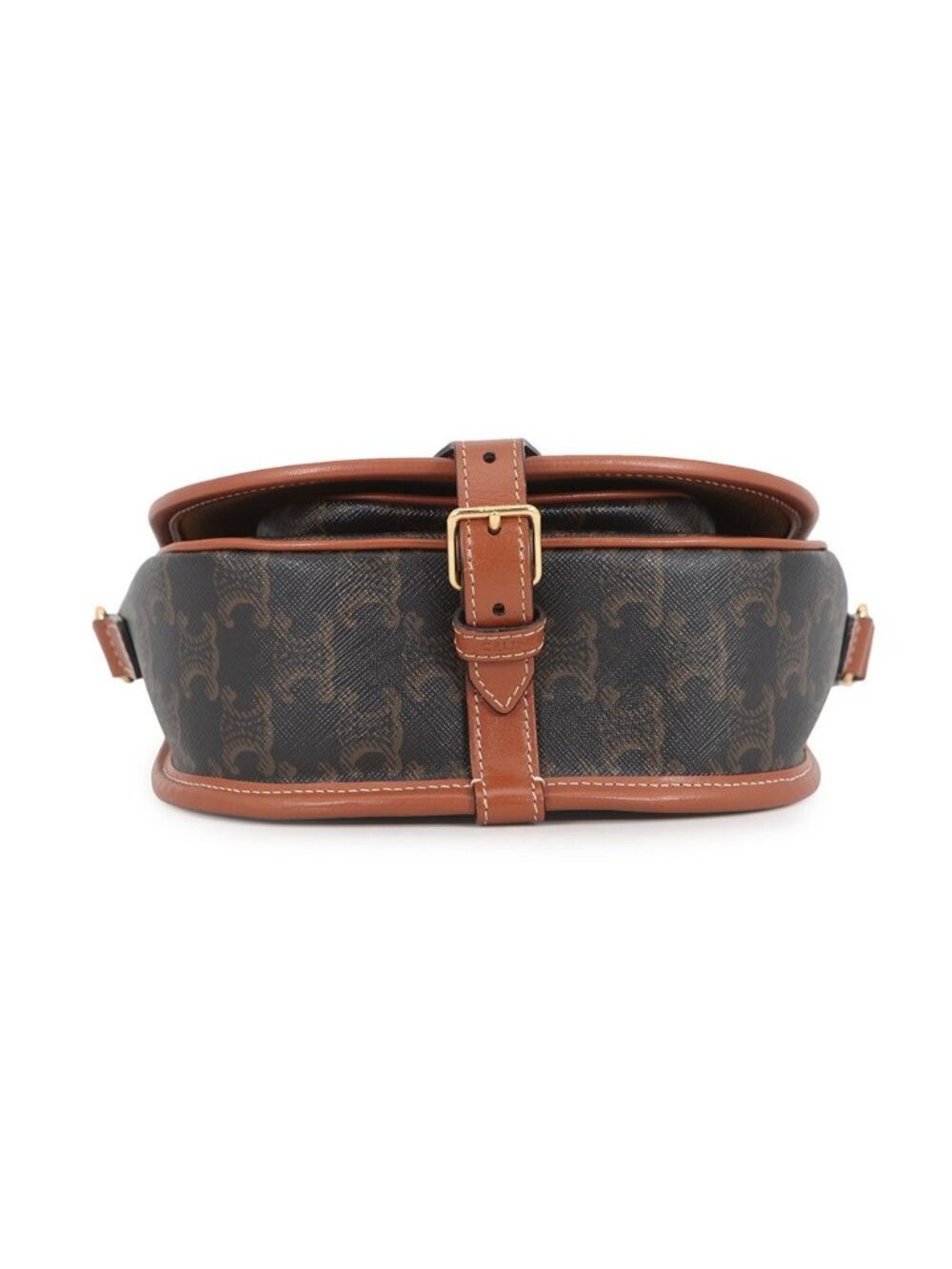 Celine Shoulder Bag Folco Triomphe Calf Leather - Picture 3 of 10